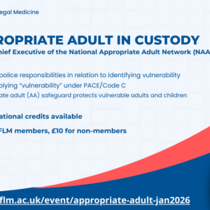 Webinar - The Appropriate Adult in Custody - January 2026